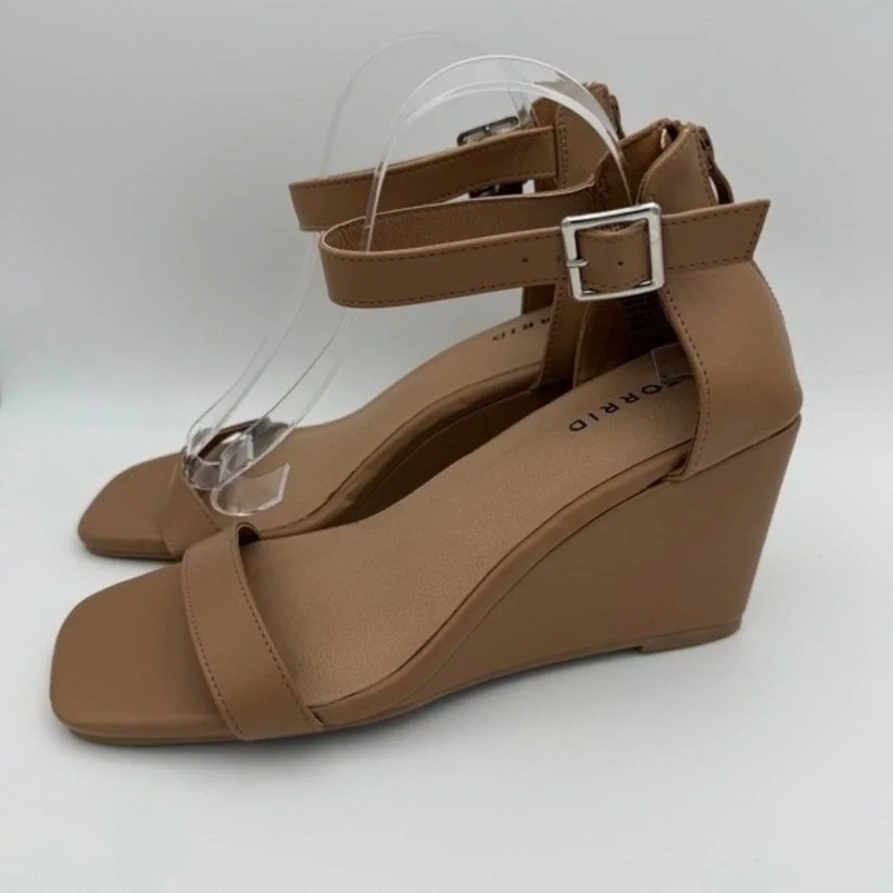 torrid Tan Wedge Sandals